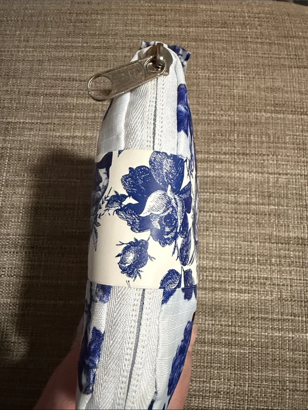 The Cat Lady blue floral